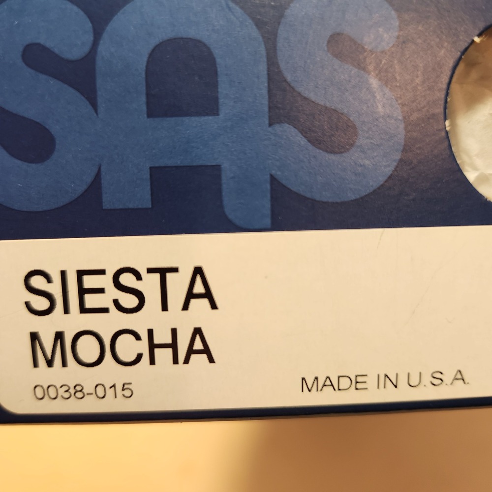 SAS Siesta Mocha Brown Leather Walking Shoes Womens 9 M San Antonio‎ Made in USA - Picture 8 of 8